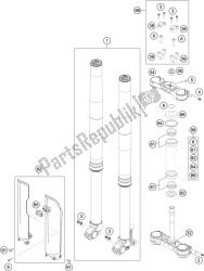 forcella anteriore, pinza tripla