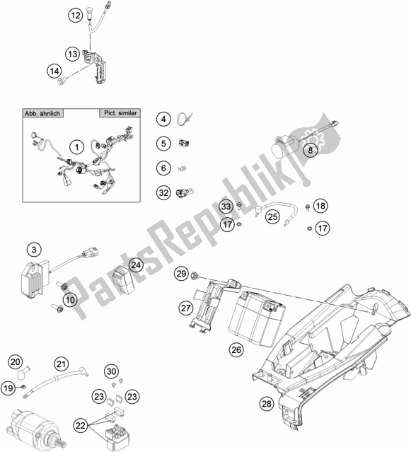 All parts for the Wiring Harness of the Husqvarna FS 450 EU 2017
