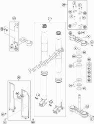 forcella anteriore, pinza tripla