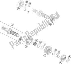 TRANSMISSION I - MAIN SHAFT