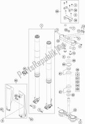 forcella anteriore, pinza tripla