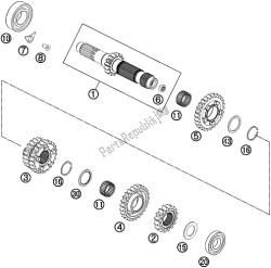 TRANSMISSION I - MAIN SHAFT