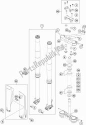 forcella anteriore, pinza tripla