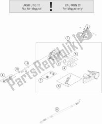 pinza de freno trasero