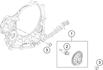 Toutes les pièces pour le Arbre D'équilibrage du Husqvarna FX 450 US 2017