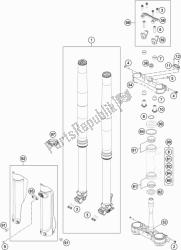 forcella anteriore, pinza tripla