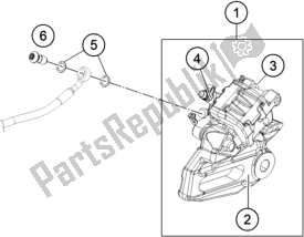 Tutte le parti per il Pinza Freno Posteriore del Husqvarna Svartpilen 250-B. D. 2021