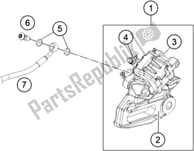 Tutte le parti per il Pinza Freno Posteriore del Husqvarna Svartpilen 401 EU 2018