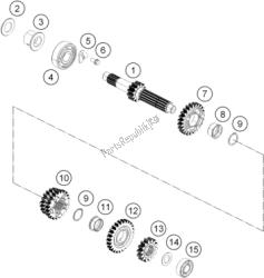 transmission i - arbre principal