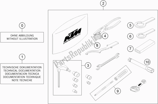 All parts for the Seperate Enclosure of the Husqvarna Svartpilen 701 Style EU 2019