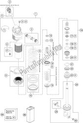 SHOCK ABSORBER DISASSEMBLED