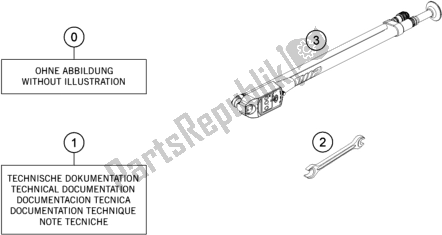 All parts for the Seperate Enclosure of the Husqvarna TC 125 EU 2017