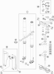 forcella anteriore, pinza tripla