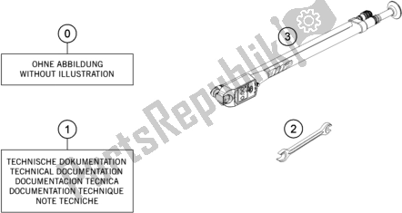 All parts for the Seperate Enclosure of the Husqvarna TC 125 EU 2018