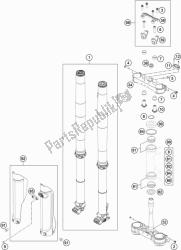 forcella anteriore, pinza tripla