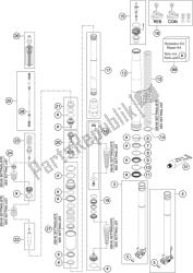 FRONT FORK DISASSEMBLED