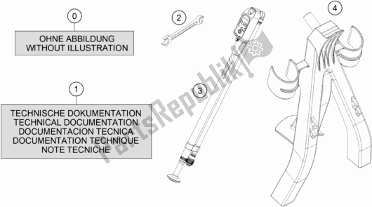 All parts for the Seperate Enclosure of the Husqvarna TC 250 EU 2021