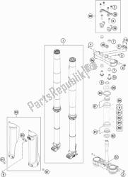 forcella anteriore, pinza tripla