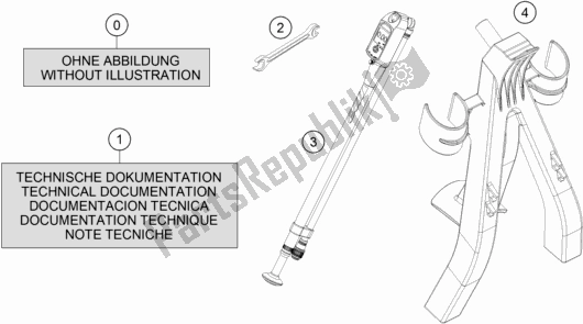 Tutte le parti per il Seperate Enclosure del Husqvarna TC 250 EU 2022