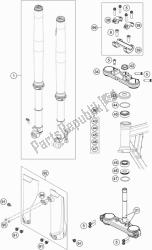 forcella anteriore, pinza tripla