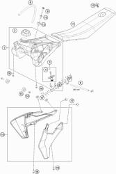 tanque, asiento