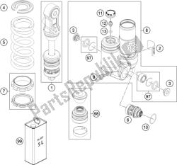 SHOCK ABSORBER DISASSEMBLED