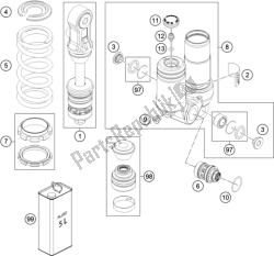 SHOCK ABSORBER DISASSEMBLED