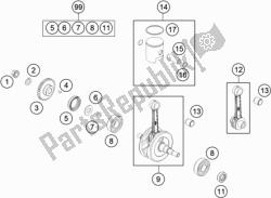 CRANKSHAFT, PISTON