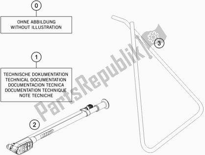 All parts for the Seperate Enclosure of the Husqvarna TC 50 EU 2020