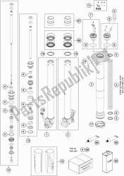 FRONT FORK DISASSEMBLED