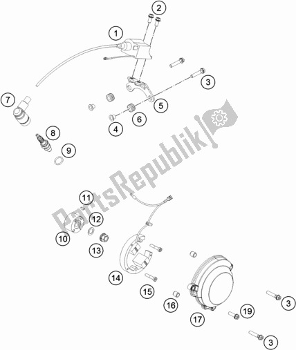 All parts for the Ignition System of the Husqvarna TC 50 EU 2022