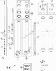 FRONT FORK DISASSEMBLED