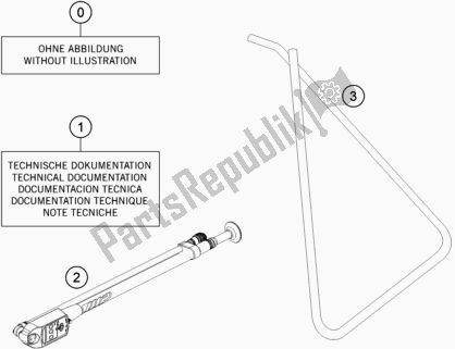 All parts for the Seperate Enclosure of the Husqvarna TC 65 EU 2018