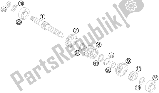 Wszystkie części do Przek? Adnia I - Wa? G?ówny Husqvarna TC 85 17/ 14 EU 851714 2016