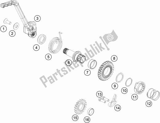 Todas as partes de Chute Inicial do Husqvarna TC 85 17/ 14 EU 851714 2021