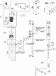 SHOCK ABSORBER DISASSEMBLED