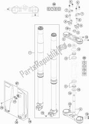 forcella anteriore, pinza tripla