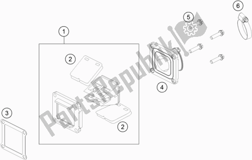 Wszystkie części do Obudowa Zaworu Trzcinowego Husqvarna TC 85 19/ 16 EU 851916 2018