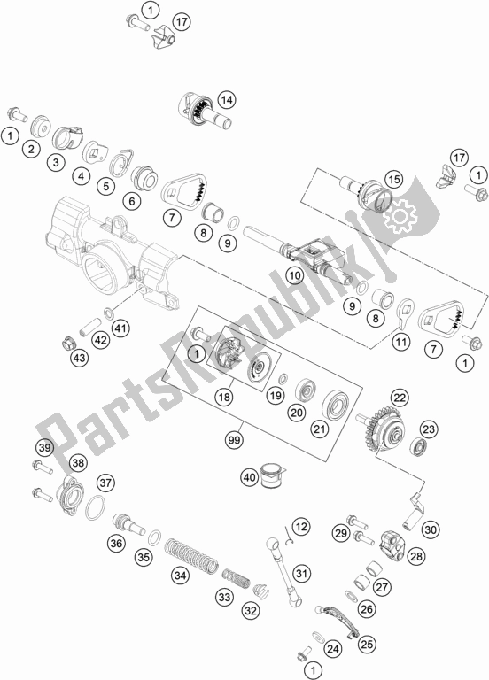 Wszystkie części do Kontrola Spalin Husqvarna TC 85 19/ 16 EU 851916 2022