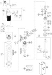 SHOCK ABSORBER DISASSEMBLED