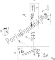 control de freno trasero