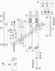 FRONT FORK DISASSEMBLED