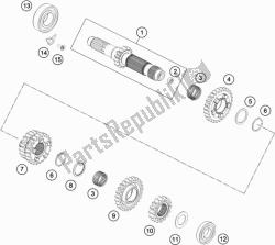 TRANSMISSION I - MAIN SHAFT