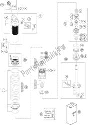 SHOCK ABSORBER DISASSEMBLED