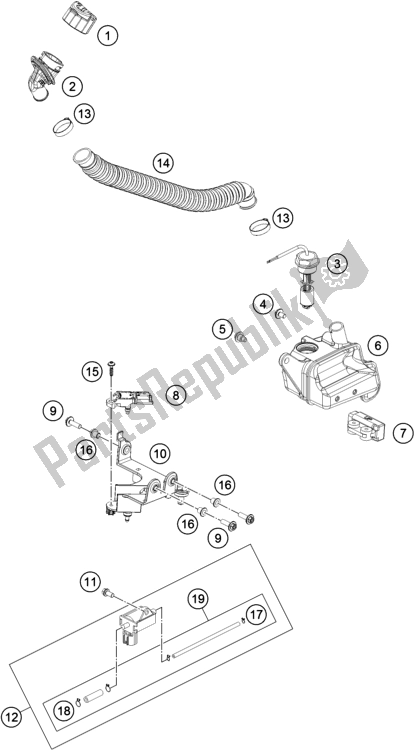 Alle onderdelen voor de Smeersysteem van de Husqvarna TE 250I EU 2018