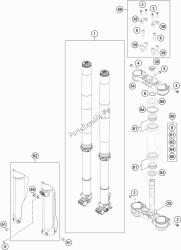 forcella anteriore, pinza tripla