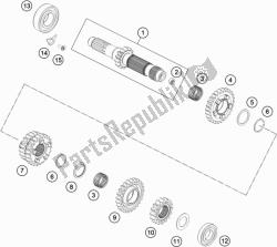 TRANSMISSION I - MAIN SHAFT