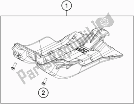 Wszystkie części do Os? Ona Silnika Husqvarna TE 300I EU 2018