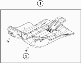 Alle onderdelen voor de Motor Bescherming van de Husqvarna TE 300I EU 2020