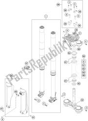 forcella anteriore, pinza tripla